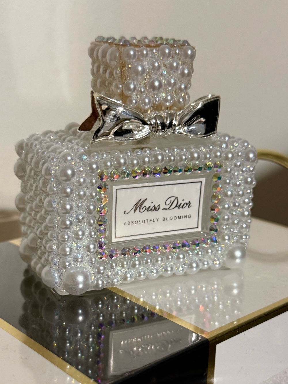 Miss Dior Pearl & Crystal Embellished Decorative Piece- empty